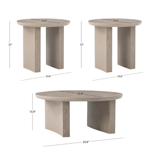 Mandy Coffee Table and 2 Side Tables