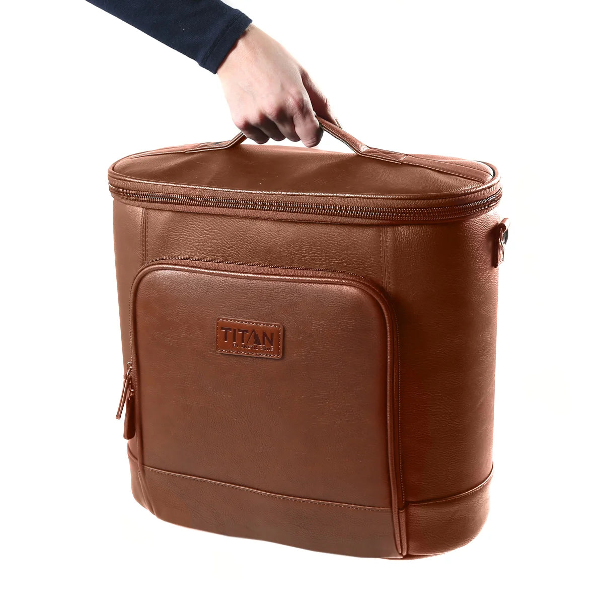 Titan Faux Leather Cooler Tote