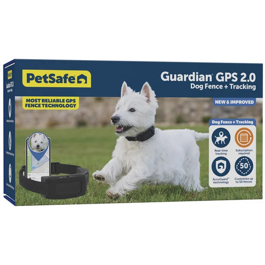 PetSafe Guardian GPS 2.0 Dog Fence + Tracking Collar, 2-Year Subscription