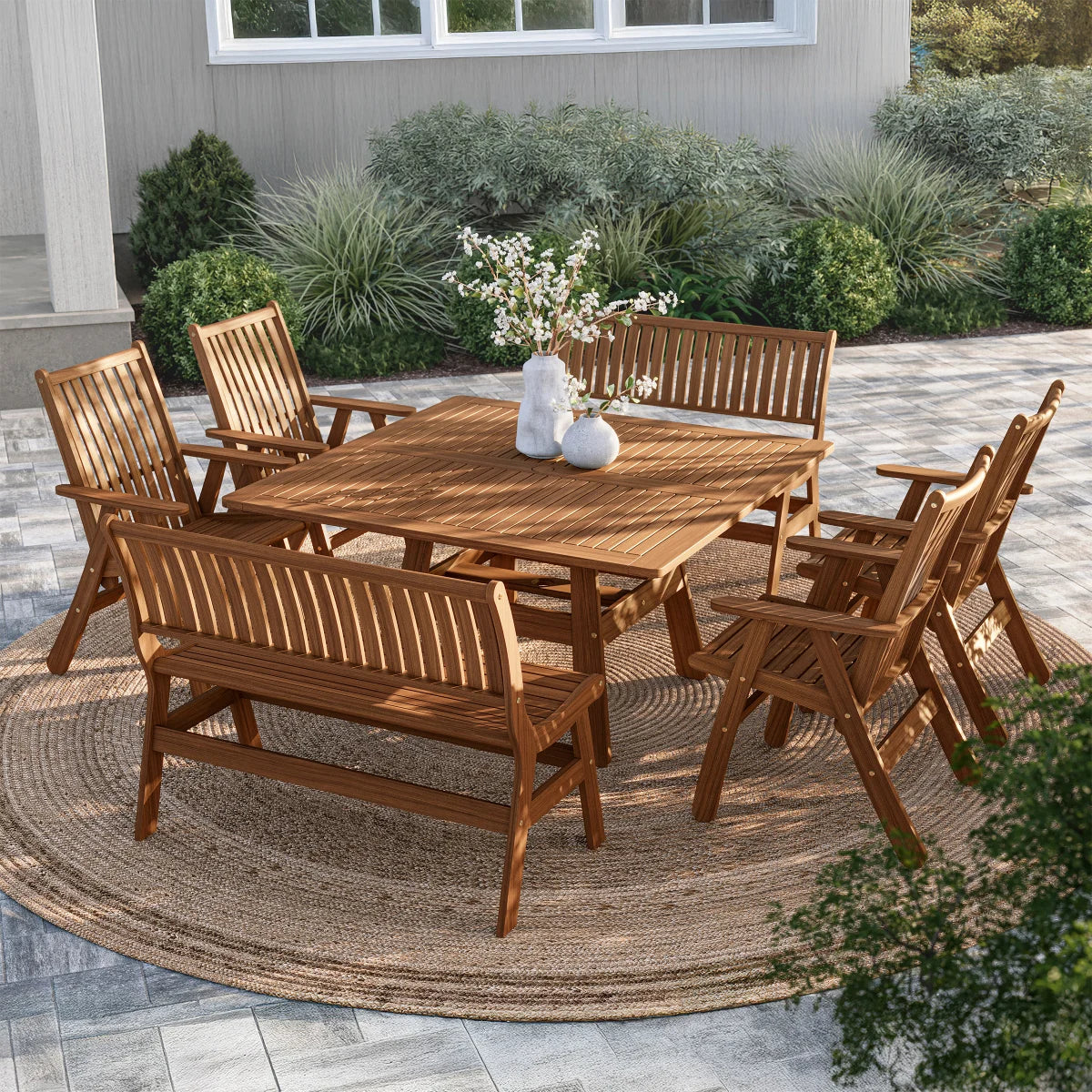 The Beechworth 7-piece Outdoor Patio Dining Set
