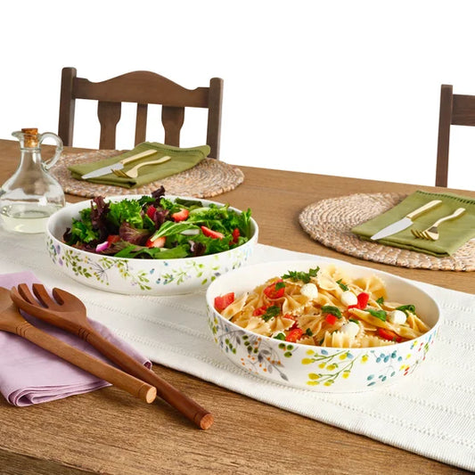 Tivoli Garden Bone China 9-piece Bowl Set