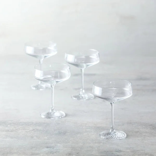 Fortessa Echo Tritan Coupe Cocktail Glasses 9.4 oz, Set of 4