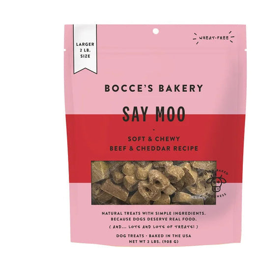 Bocce’s Say Moo Soft & Chewy Dog Treat 2 lbs