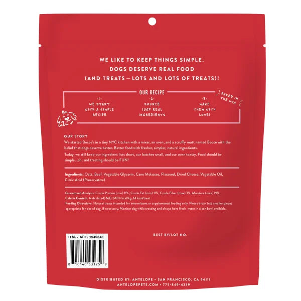 Bocce’s Say Moo Soft & Chewy Dog Treat 2 lbs