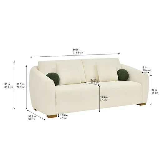 Thomasville Haver Fabric Sofa