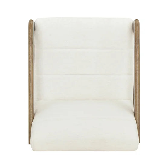 Milland Wood Base Fabric Accent Chair