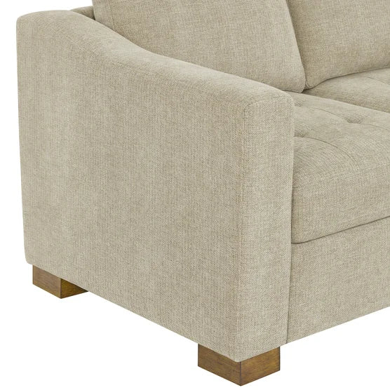 Ellsford 2-piece Fabric Sectional, Beige