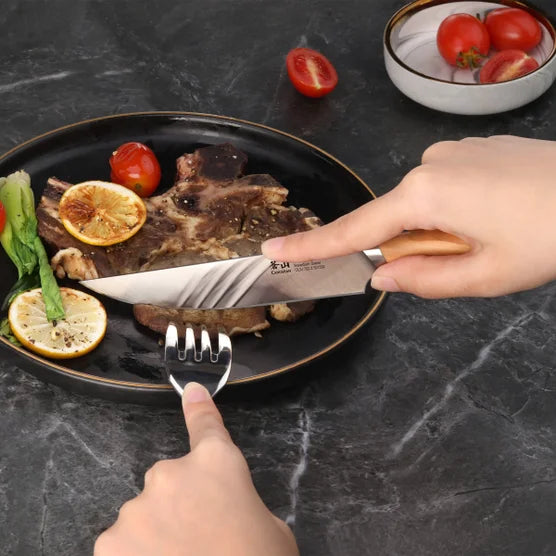 Oliv Series Swedish Steel 4-piece Steak Knife Set