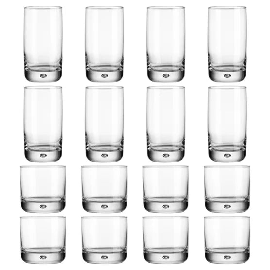 Bubble Sham Drinkware, Set of 16