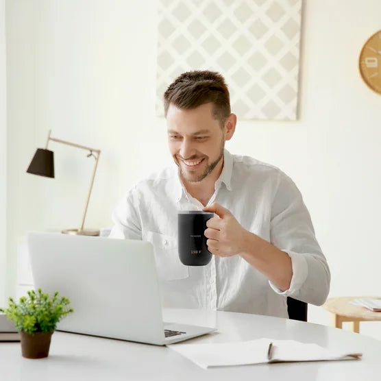 Hot Brew Temperature Control Mug With Brewing System