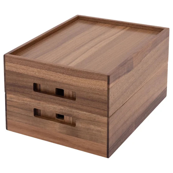 Acacia Storage Bin Set, 5-piece