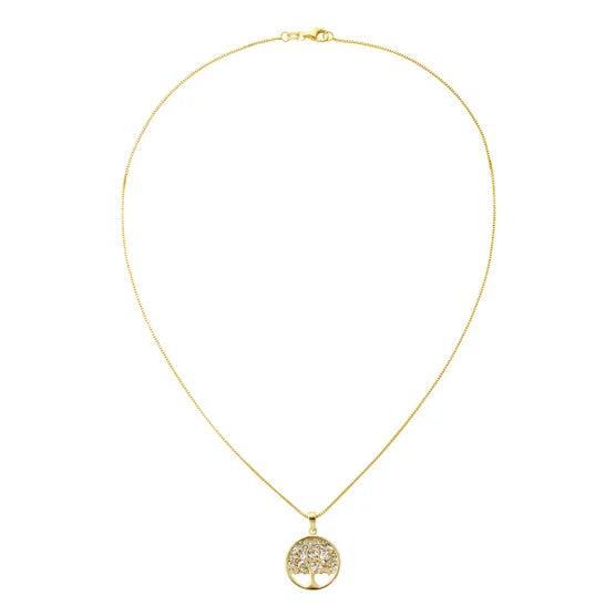 14kt Two-Toned Tree of Life Pendant