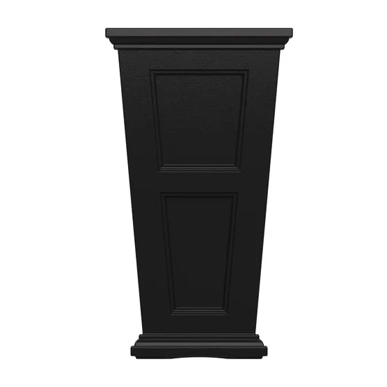 Fairfield 34 in. Tall Self Watering Planter, Black