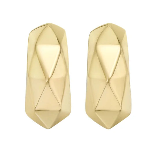 14kt Yellow Gold Huggie Hoop Earrings