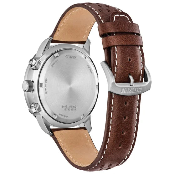 Sport Casual Brycen Stainless Steel Chronograph Men's Quartz Watch, 44mm