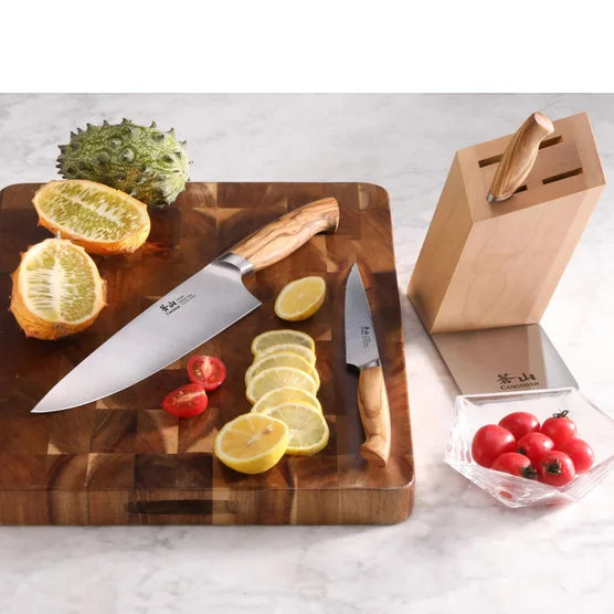 OLIV Series Swedish Steel Forged 4-piece Knife Block Set