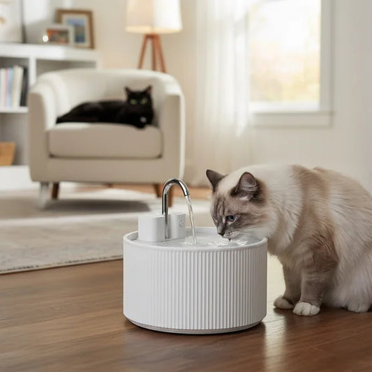 Cordless Ceramic Faucet-Style Pet Water Fountain