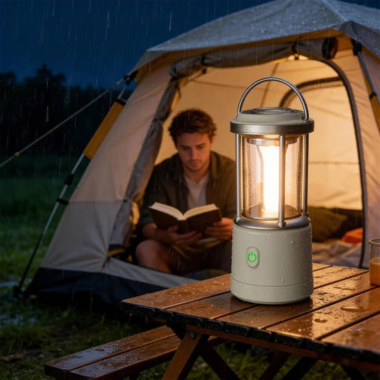 Lepro Battery Powered LED Portable Camping Lantern, 2-pack