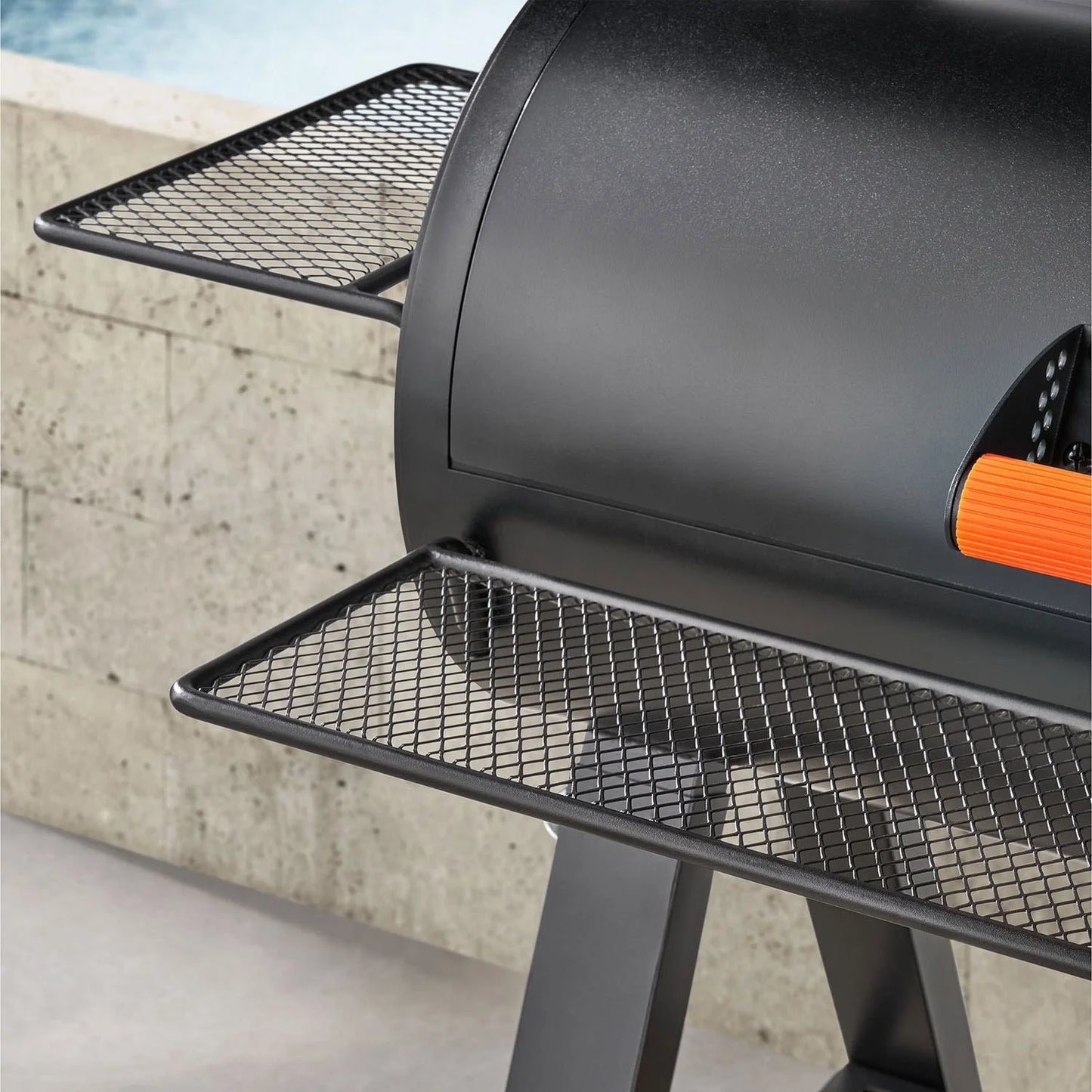 Barrel Grill With Offset Smoker 35"
