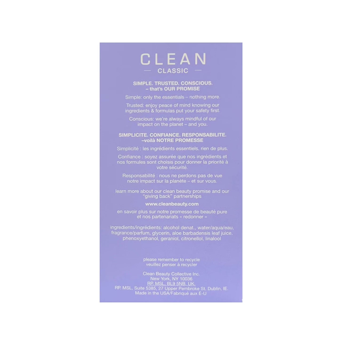 Clean Classic Eau de Toilette, 2.0 fl. oz.