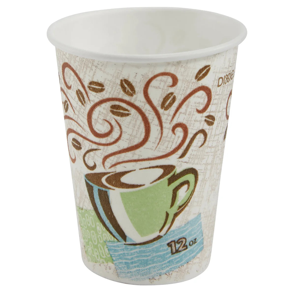 Dixie PerfecTouch, 500-count 12 oz Paper Hot Cup