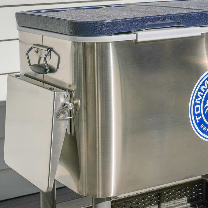 Tommy Bahama 100-quart Stainless Steel Rolling Cooler