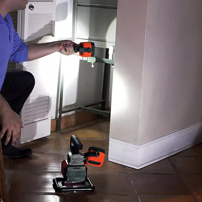 SIRIUS Rechargeable LED Spotlight and Worklight – 2000 Lumens