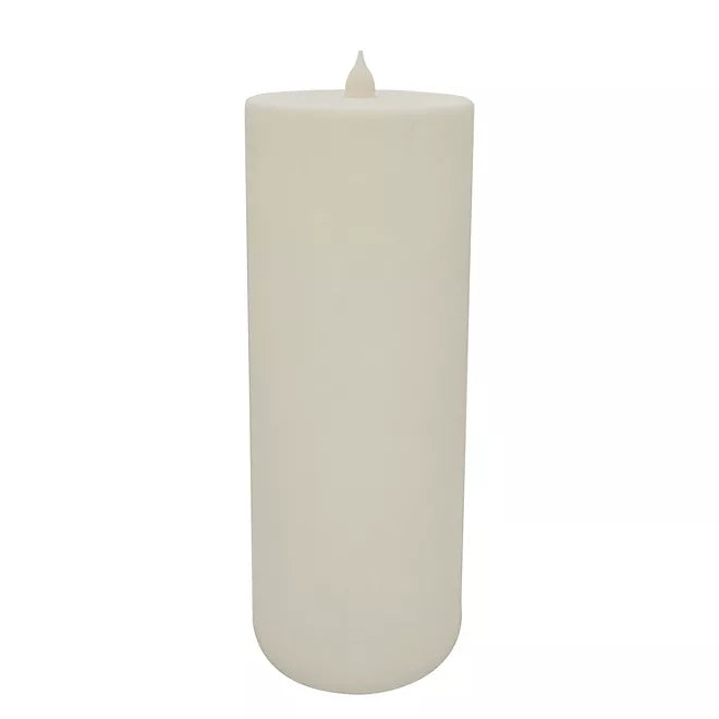 Becki Owens Pillar Black Lantern (28") with LED Flameless Candle