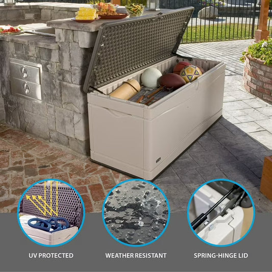 130 Gal. Outdoor Storage Deck Box