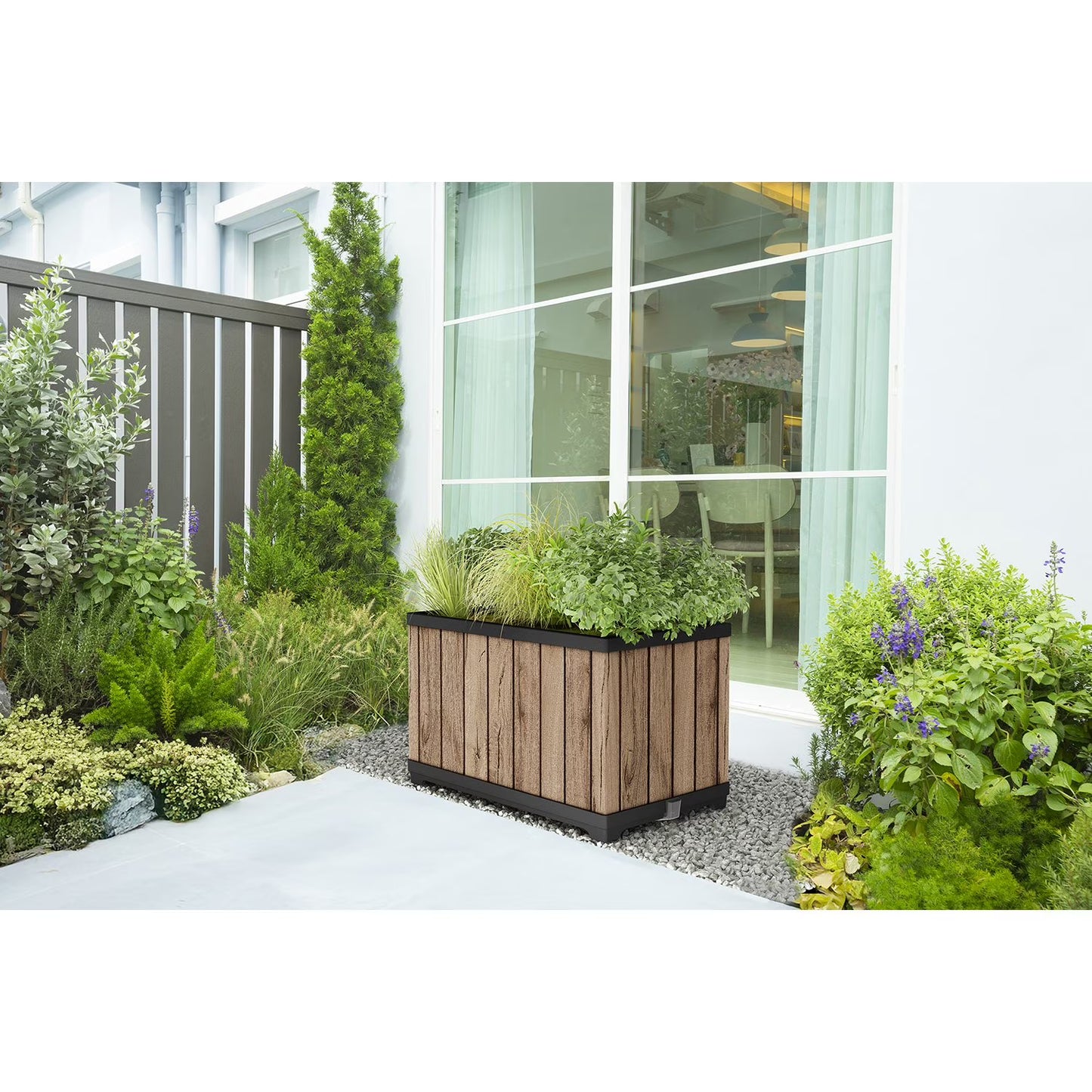 30" Resin Rectangle Planter