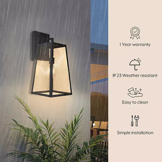 Becki Owens 20-inch Black Wall Lantern