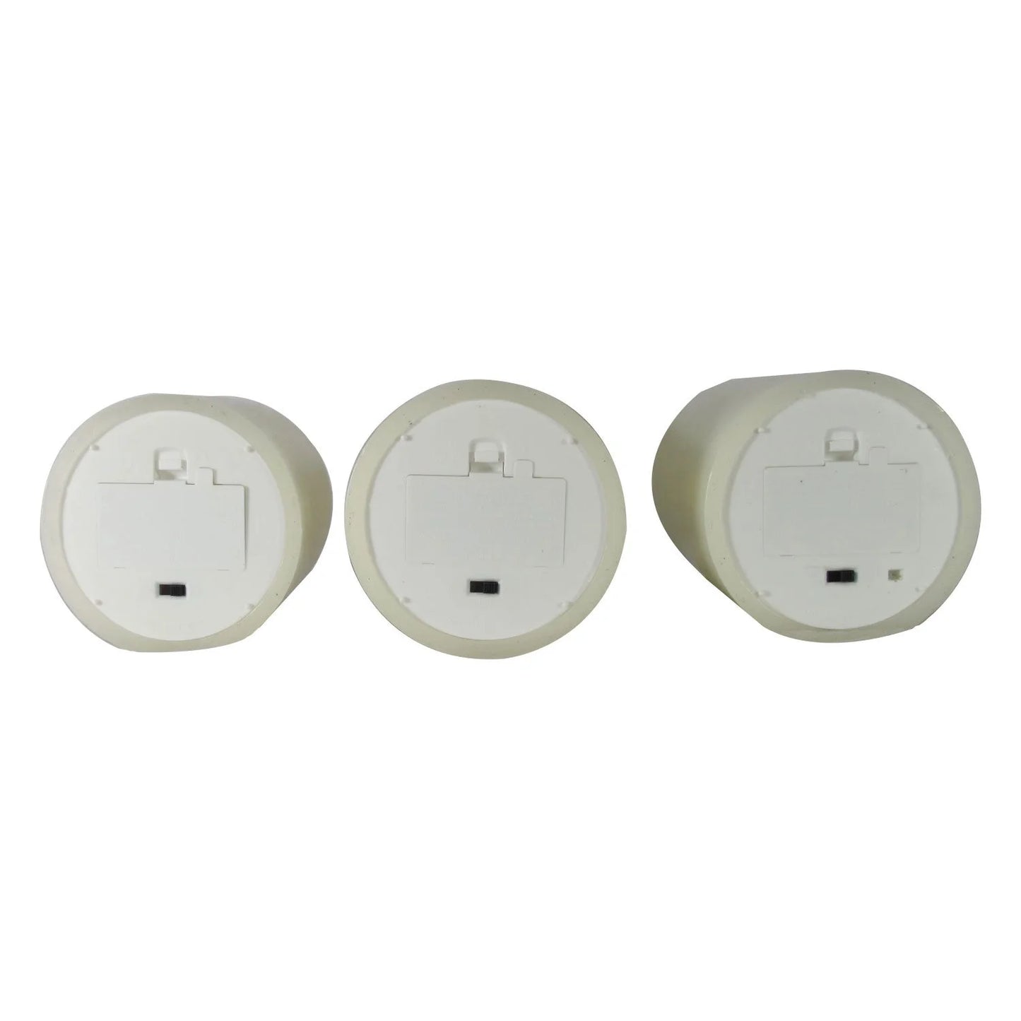 Flameless Moving LED Wax Candles, Set of 3