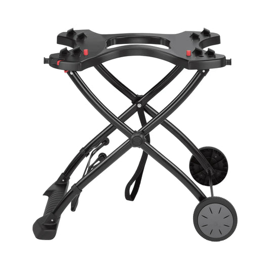 Black Weber Q2200 with Adapter Hose and Cart