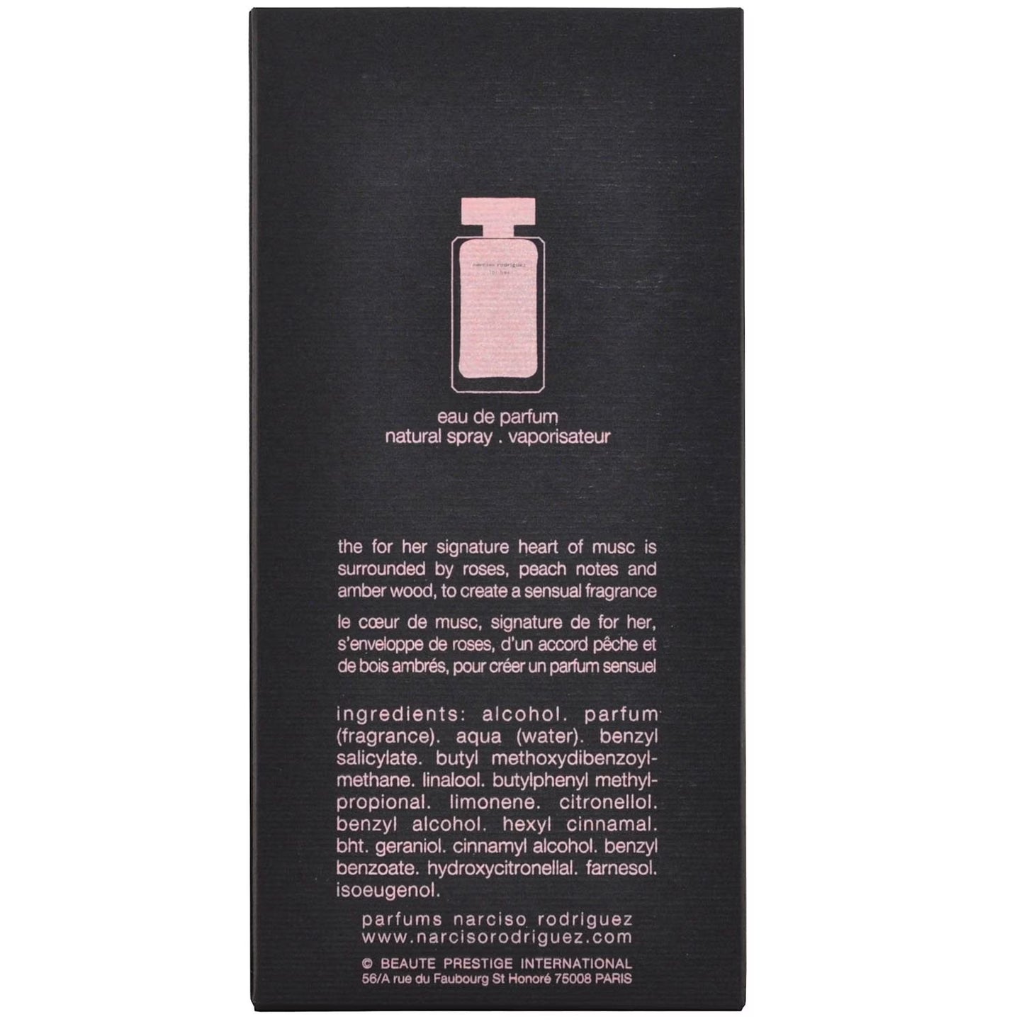 Narciso Rodriguez For Her Eau De Parfum, 3.3 oz