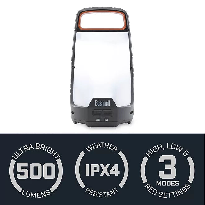 Bushnell TRKR Multi-Color Lantern – 500 Lumens