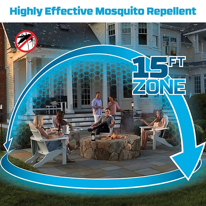 Thermacell Cambridge Mosquito Repellent Lantern with 12-Hour Refill