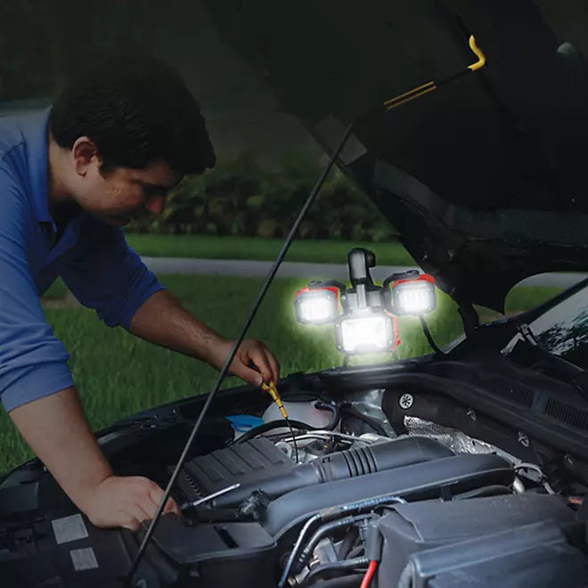 SIRIUS Rechargeable LED Spotlight and Worklight – 2000 Lumens