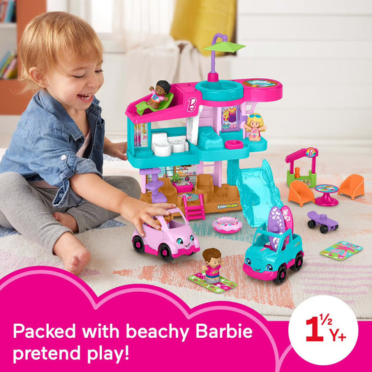 Fisher-Price Little People Barbie Beach House Playset