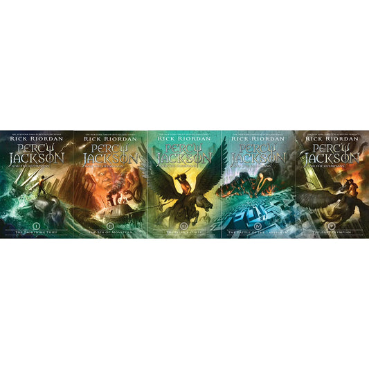 Percy Jackson and the Olympians Box Set - Books 1-5 of 7, Paperback