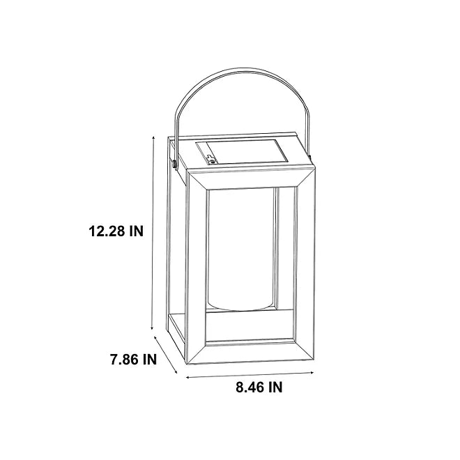 Porte LED Solar Table/Floor Lantern