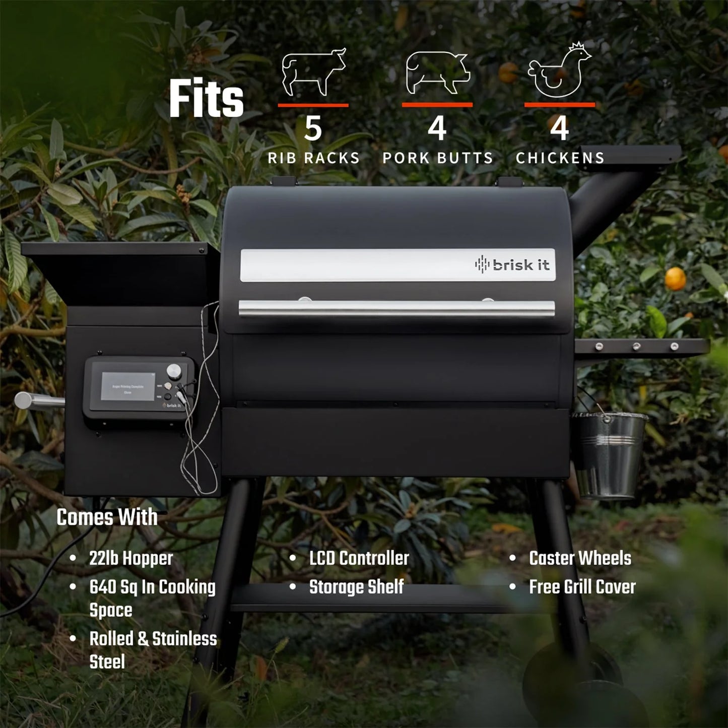 Argo Smart A.I.-Powered Pellet Grill and Smoker