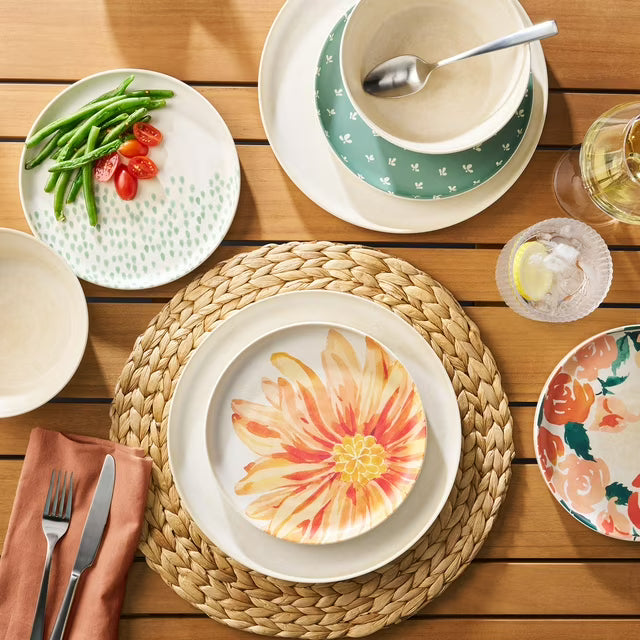 4-Pack Natural Water Hyacinth Handwoven Placemats