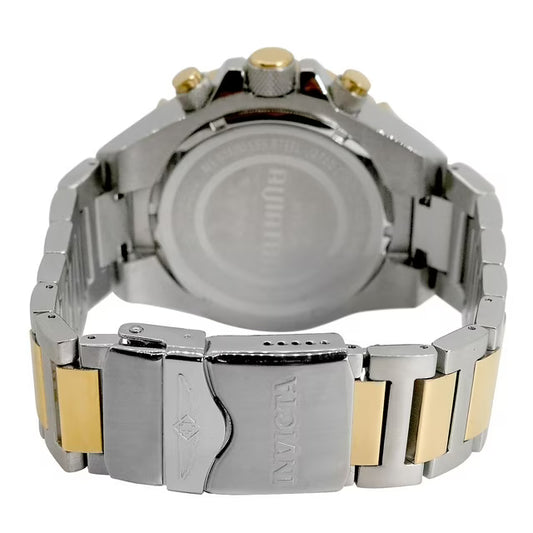 Men's Aviator 50.5mm Two Tone Stainless Steel Watch