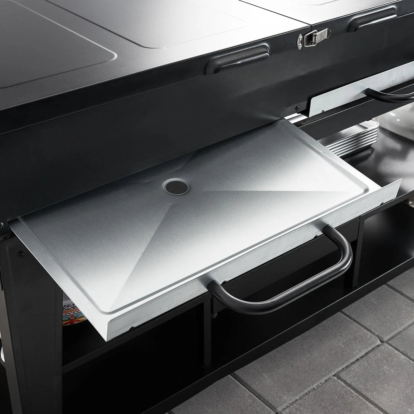 8-Burner Event Gas Grill with Griddle Top