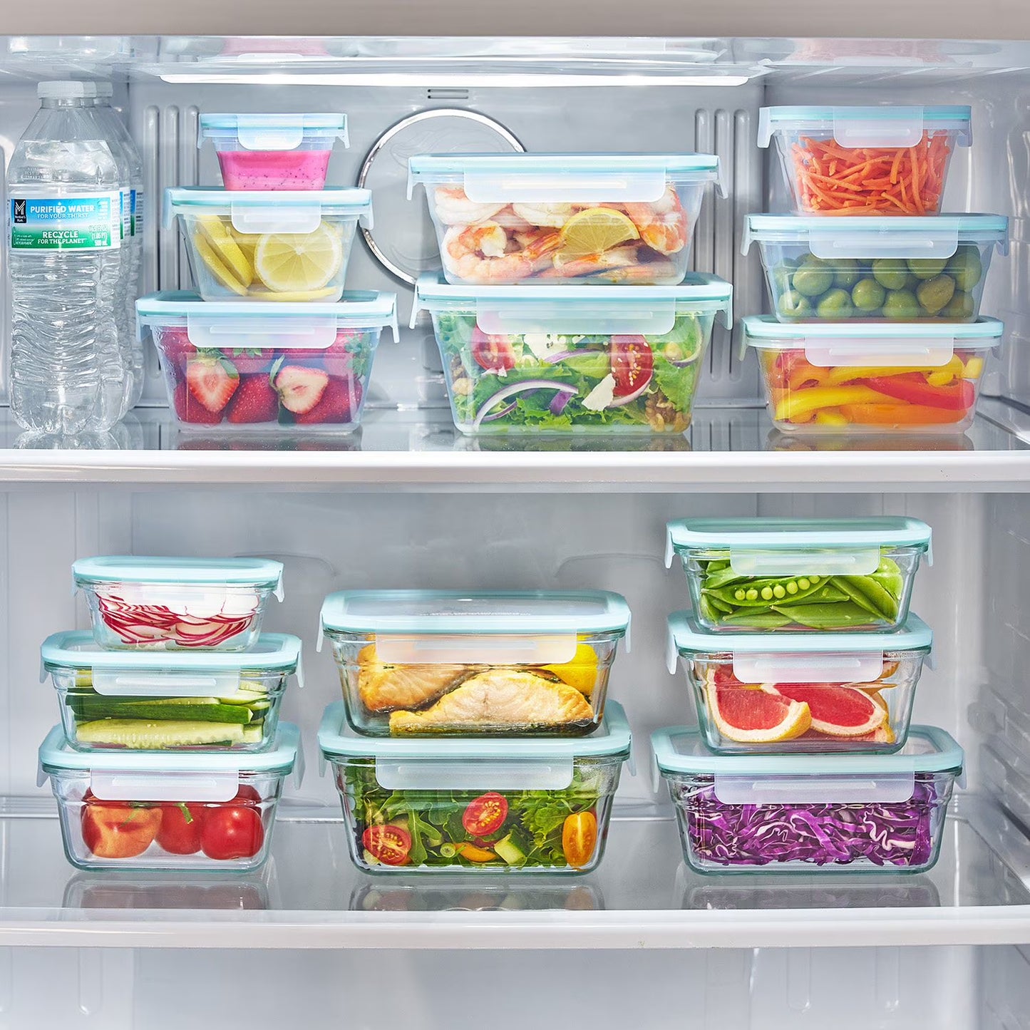 24-Piece Glass Food Storage Set By Glasslock