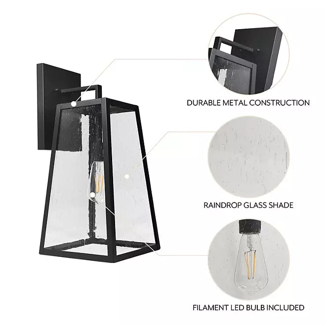 Becki Owens 20-inch Black Wall Lantern