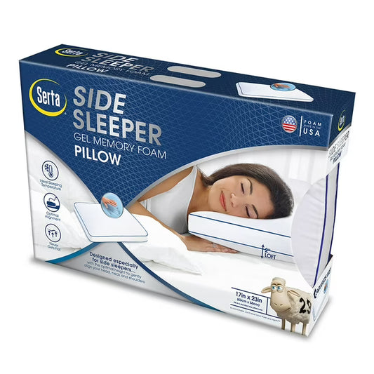 Serta Side Sleeper Pillow with Cooling Gel Memory Foam