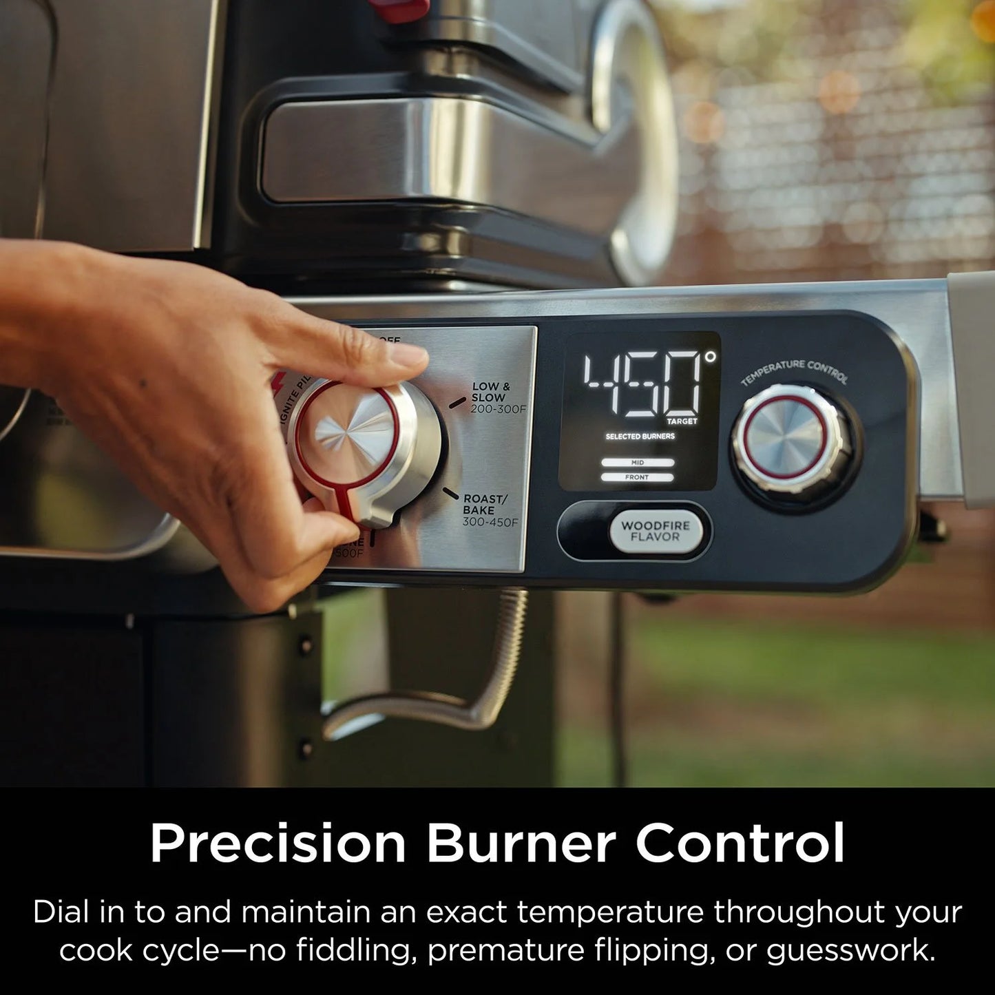 Propane Grill & Smoker Outdoor Cooking System 5-in-1