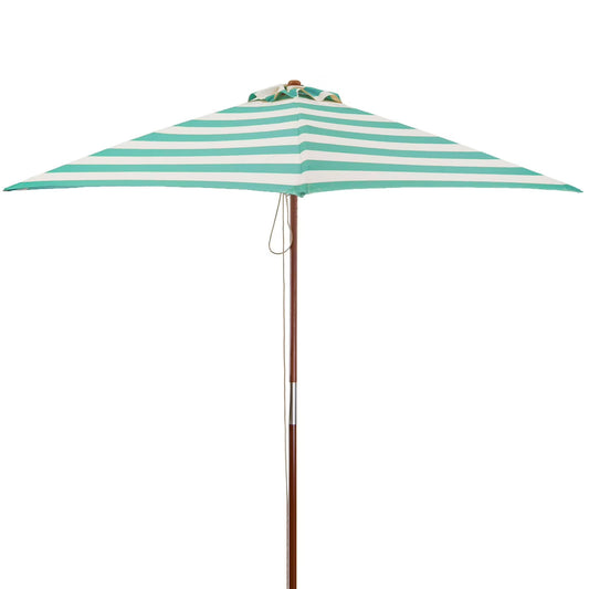 Classic Wood 6.5' Square Market Umbrella