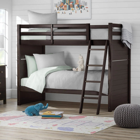 Twin Bunk Bed, Espresso - Tatum Collection
